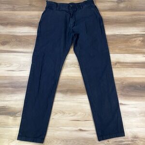 Buck Mason Trouser 14001 Mens 31 Black Sueded Cotton Broken Twill Chino Pant